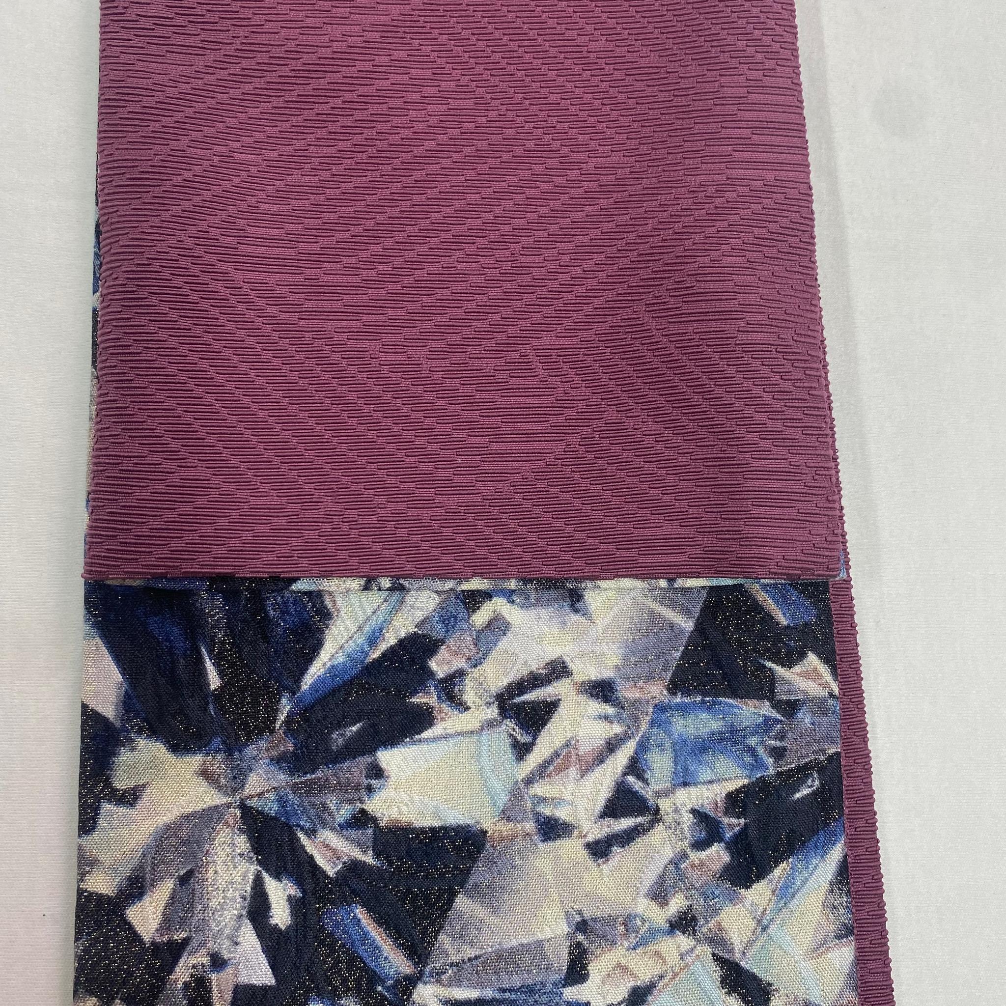 お仕立て上がり【宝石シリーズ】半幅帯長尺 ユニセックスデザインのリバーシブル仕様 | 3枚目